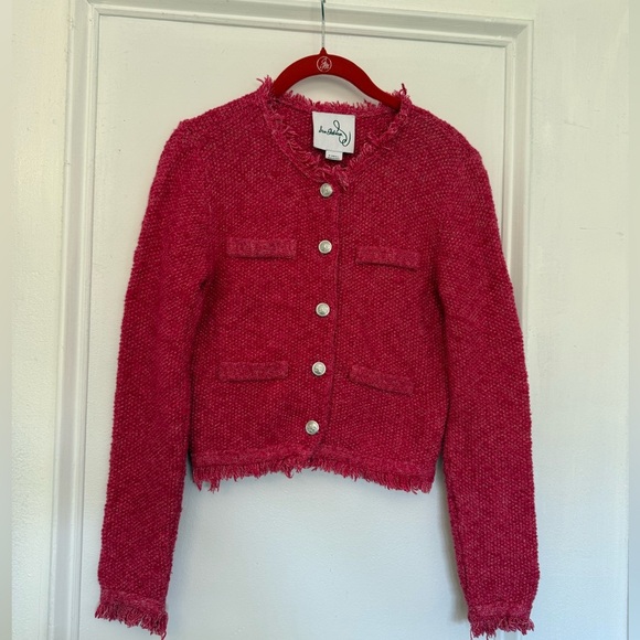 Sam Edelman Pink Women's Cardigan Sweater - Picture 4 of 11
